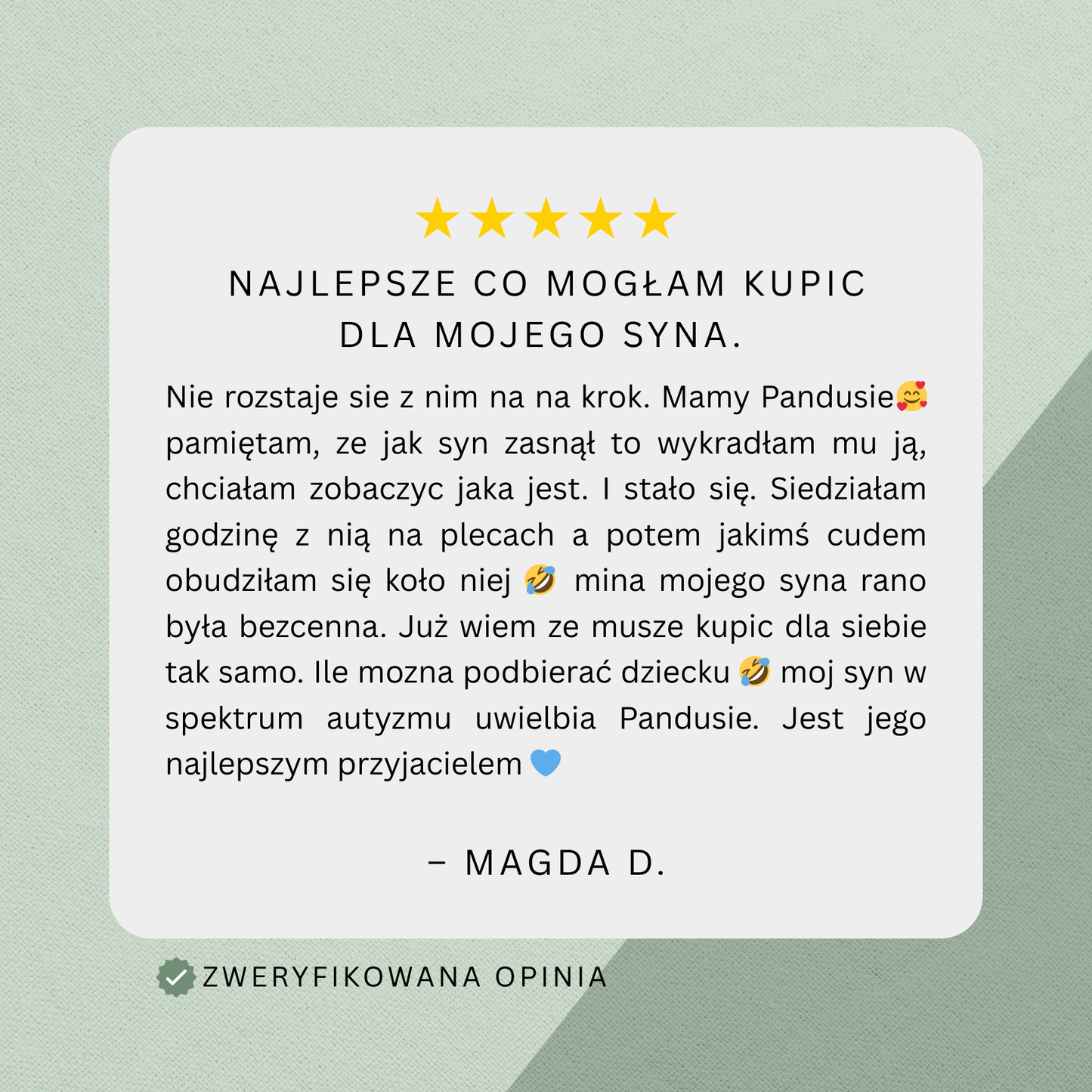Obciążak™ - Obciążany Przytulak
